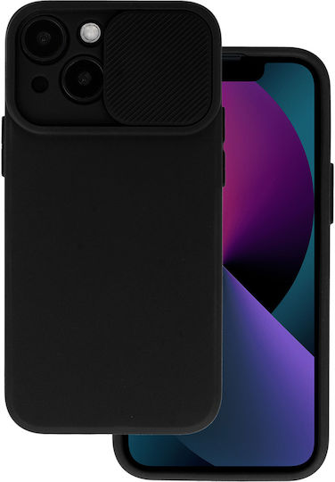 Camshield Задна корица Силикон Черен (Galaxy A03)