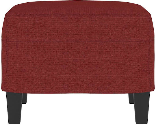 Stofffußhocker Rot 60x50x41cm