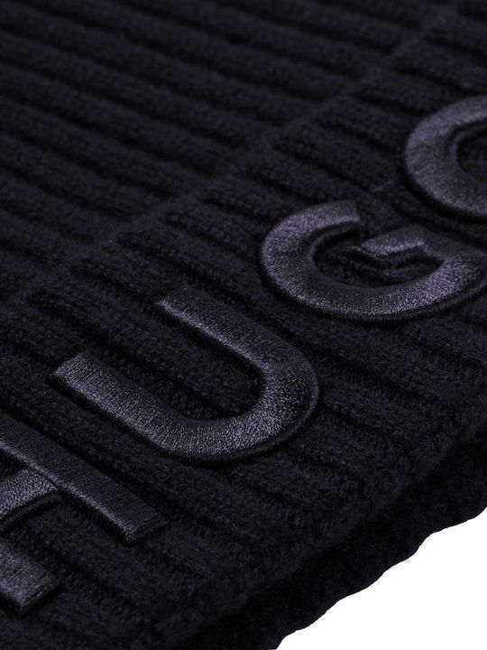 Beanie Unisex Σκούφος με Rib Πλέξη σε Navy Μπλε χρώμα