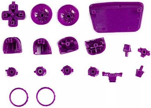 Buttons Set Mod s Button for PS5 Controller Purple