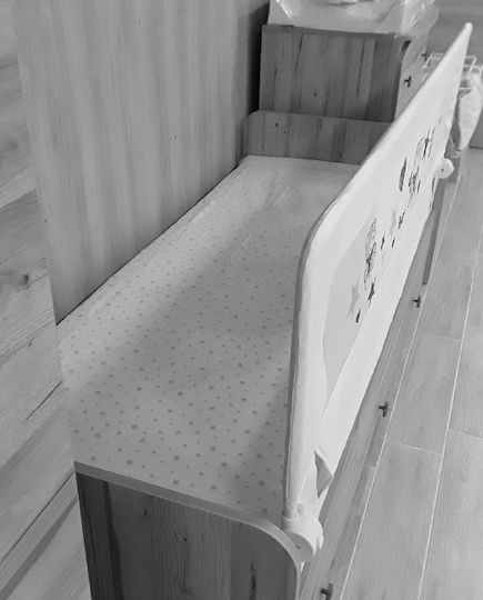 Beboulino Fabric Bed Rails Blue 200x71cm