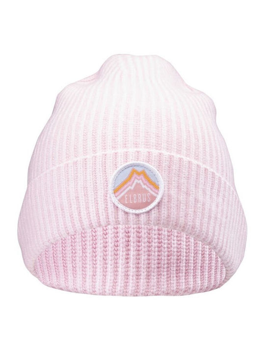 Quentin Beanie Γυναικείος Σκούφος με Rib Πλέξη σε Ροζ χρώμα