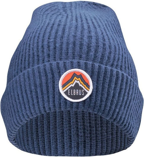 Quentin Beanie Männer Beanie mit Rippstrick in Blau Farbe