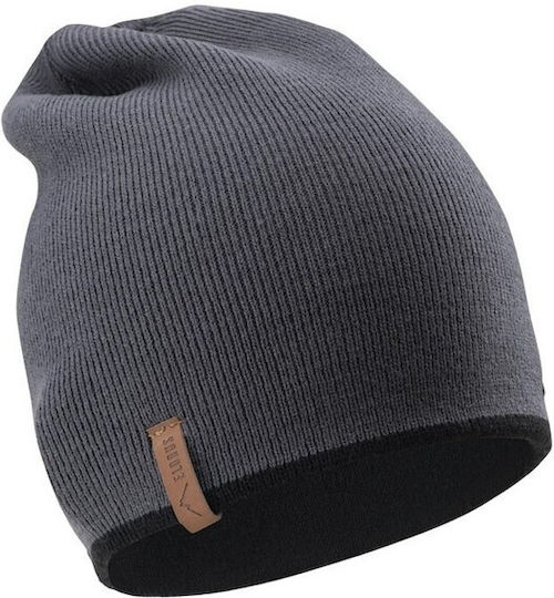 Trend Beanie Männer Beanie mit Rippstrick in Schwarz Farbe