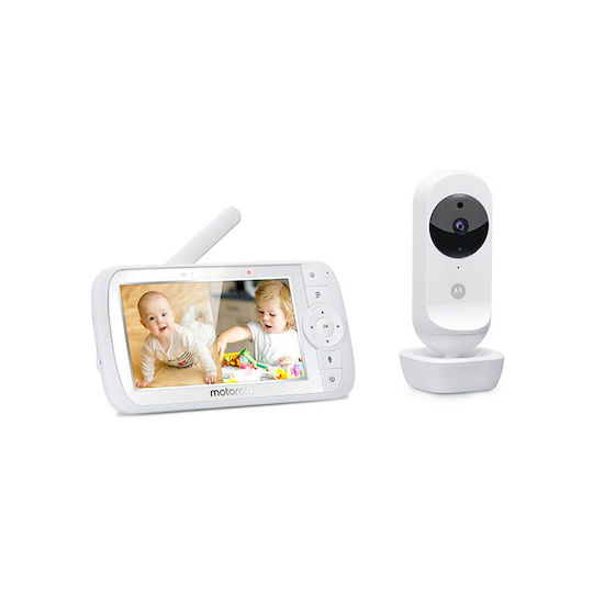 Motorola Ease 35-2 Drahtlose Babyüberwachung mit Kamera & Bildschirm 5" , Zwei-Wege-Kommunikation & Schlaflieder