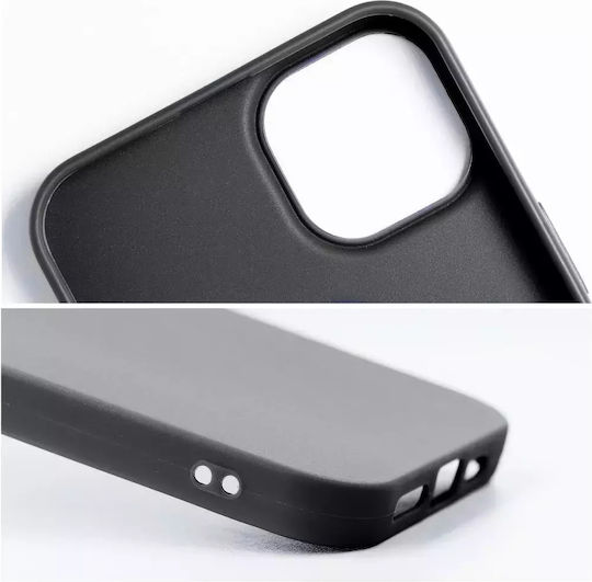 Matt Back Cover Σιλικόνης Μαύρο (Redmi 9A / 9AT)