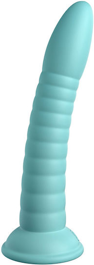 Pipedream Wild Thing Glass Dildo With Suction Cup Light Blue 18cm