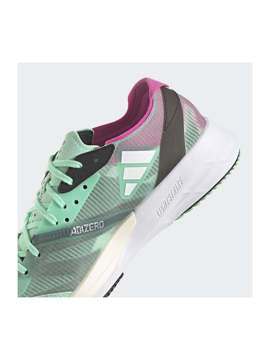 Adizero Adios 7 Damen Sportschuhe Laufen Pulse Mint / Silver Metallic / Core Black