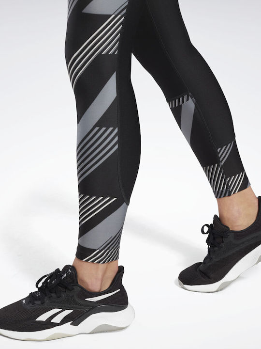 Women's Cropped Running Legging High Waisted Night Black