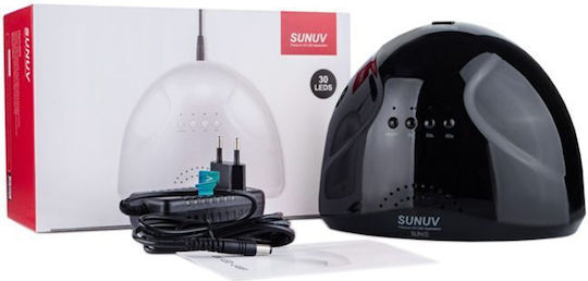 SUN ONE UV Sun1 Φουρνάκι Νυχιών UV / LED Μπαταρίας 48W Μαύρο