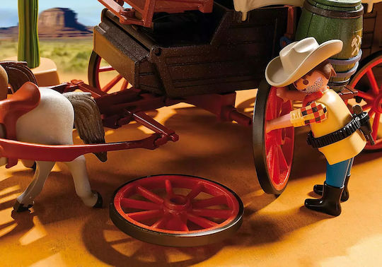 Playmobil Western Supply Transport Cart in Ambush for 4-10 years old