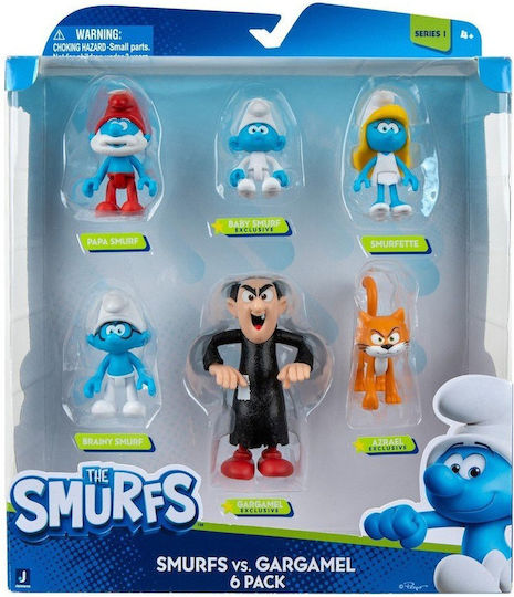 Jazwares Miniature Toy Smurfs for Ages 4+ (Miscellaneous Designs)