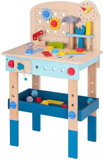 Tooky Toys Wooden Kids Working Bench for 3+ years 40 cm