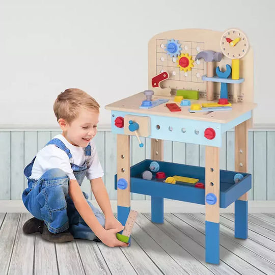 Tooky Toys Παιδικός Πάγκος από Ξύλο για 3+ Ετών 40 εκ.