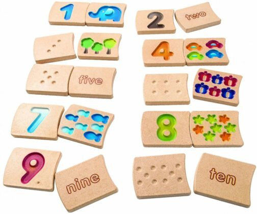 Plan Toys Math and Counting Kit Montessori Εκπαιδευτικό Παιχνίδι Γνώσεων από Ξύλο για 3+ Ετών