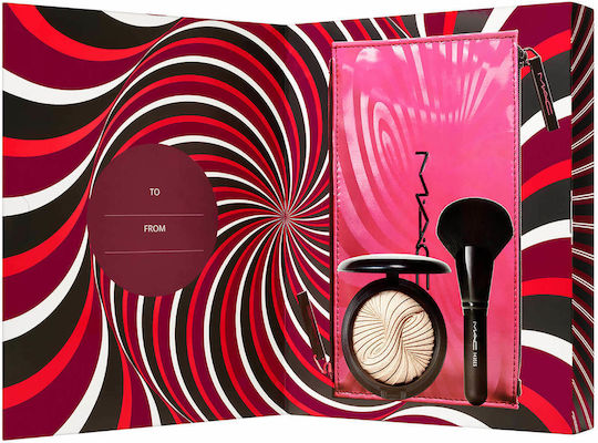 M.A.C Trick of the Light Makeup Set for the Face with Cosmetic Bag Extra Dimension 3 Pieces