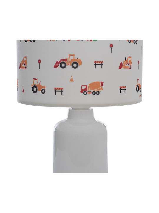 HomeMarkt Led Παιδικό Φωτιστικό Πορτατίφ Baloo Λευκό 24x24x32εκ.