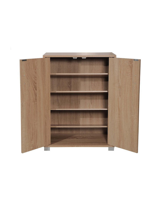 Suport pentru pantofi cu 5 Rafturi Bej L60xW30xH83.5cm