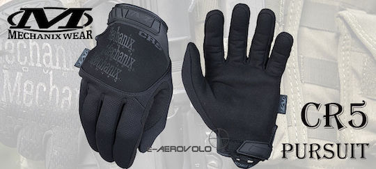 Mechanix Wear T/S Pursuit Covert Στρατιωτικά Γάντια Μαύρα σε Μαύρο χρώμα