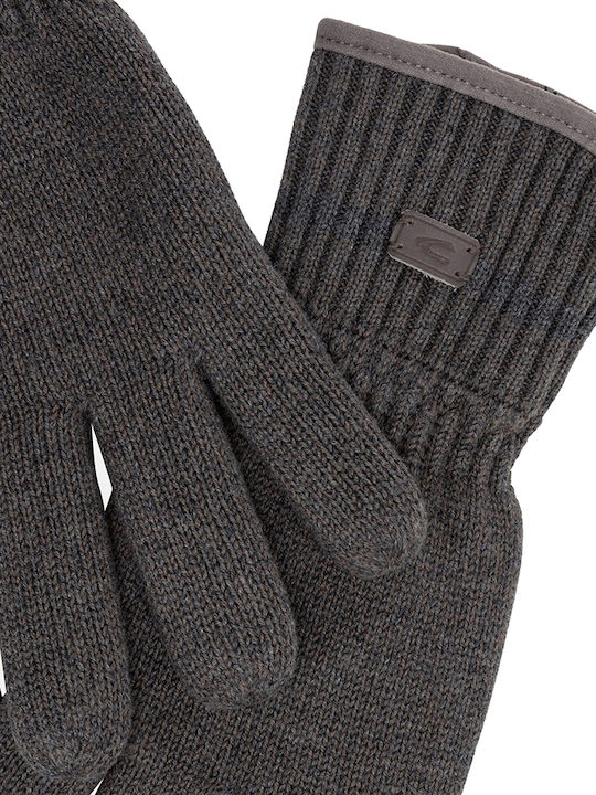 Khaki Gestrickt Handschuhe
