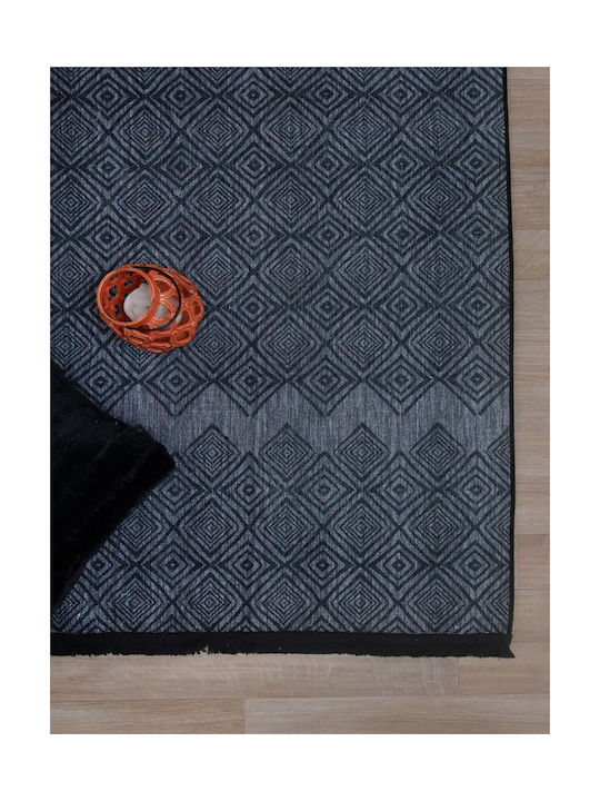 Palamaiki Dc012 Rug Rectangular with Fringes Gray with Tassels