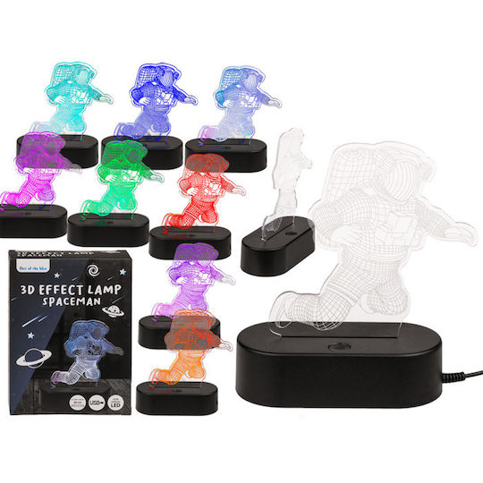 Out of the Blue Led Kids Decorative Lamp with Colour Changing Variations Transparent