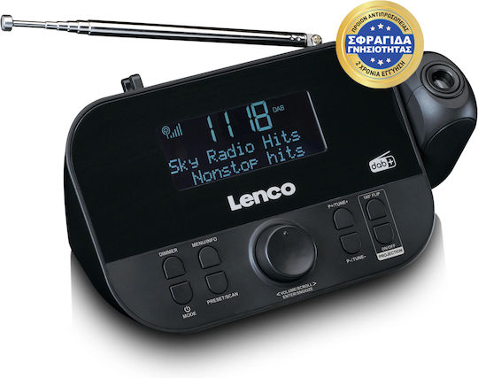 Lenco CR-615 Tischuhr Digital Schwarz CR-615BK