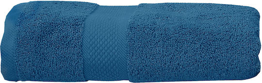 Viopros Πετσέτα Προσώπου Luxor 50x100εκ. Πετρόλ Βάρους 600gr/m²