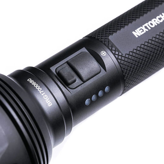 Nextorch Wiederaufladbar Taschenlampe LED IPX7 mit maximaler Helligkeit 1200lm Schwarz