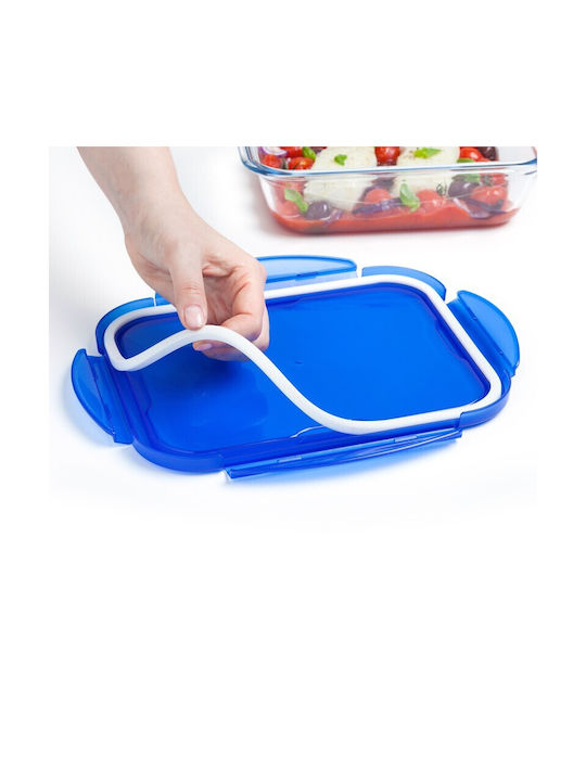 Pyrex Cook & Go Δοχείο Φαγητού Γυάλινο Μπλε 800ml
