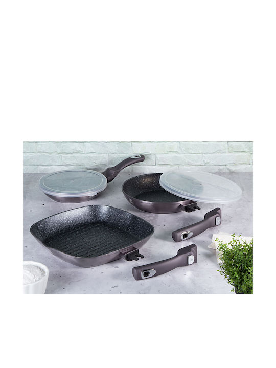 Berlinger Haus Pans Set of Aluminum with Non-stick Coating Carbon Pro 7pcs