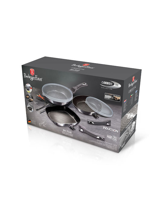 Berlinger Haus Pans Set of Aluminum with Non-stick Coating Carbon Pro 7pcs