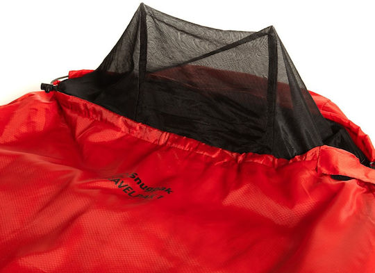 Snugpak Sleeping Bag Μονό 2 Εποχών Travelpak 1 Flame Red