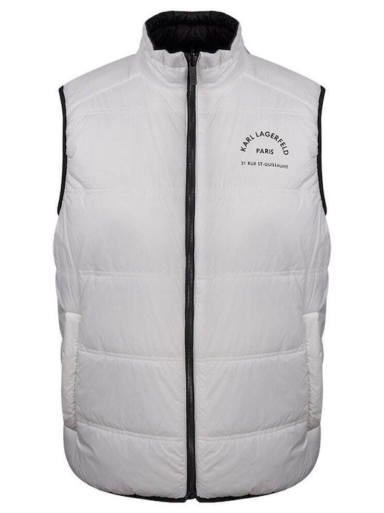 Ärmellos Jacke Puffer Schwarz