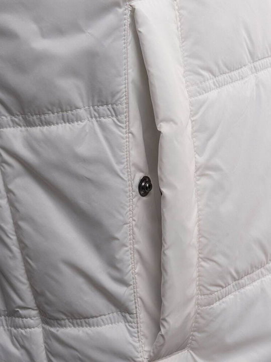 Ärmellos Jacke Puffer Schwarz