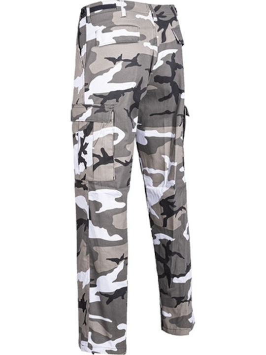 Mil-Tec Military Pants American Black and White Variation in Black Color