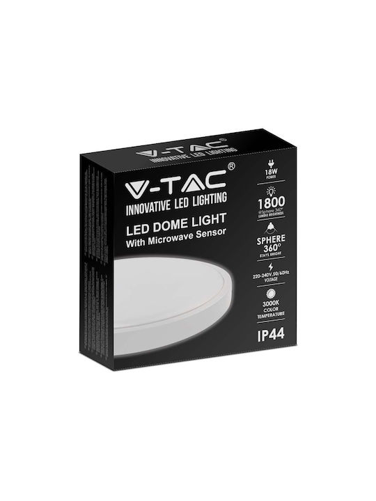 V-TAC Deckenleuchte für den Außenbereich mit integriertem LED in Weiß Farbe 7661