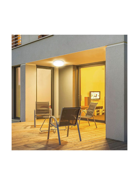 V-TAC Deckenleuchte für den Außenbereich mit integriertem LED in Weiß Farbe 7661