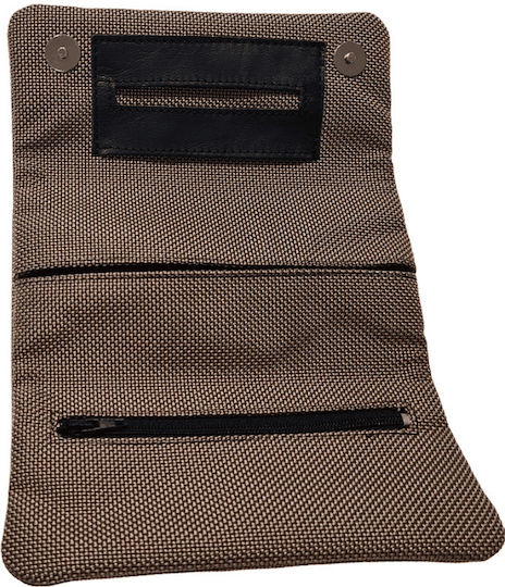 Mestango Cordura Υφασμάτινη Καπνοθήκη Πράσινη με Μαγνητικό Κούμπωμα 15.5x8εκ.