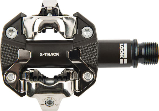 Look X-Track Πετάλια Ποδηλάτου Κουμπωτά Μαύρα