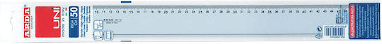 Arda Ruler Plastic Transparent 50cm