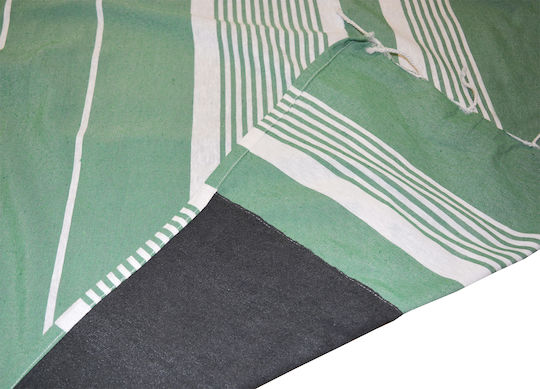 Viopros Nasia Green Pareo with Fringes 190x90cm
