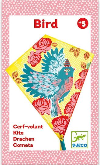 Djeco Rhombus Kite Bird Fabric with Tail & Twine 70x60cm 1pcs