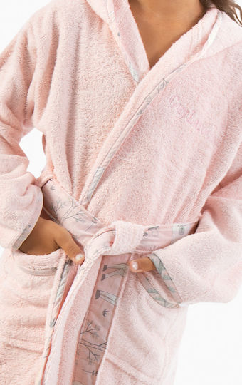 Guy Laroche Kids Hooded Bathrobe Forest