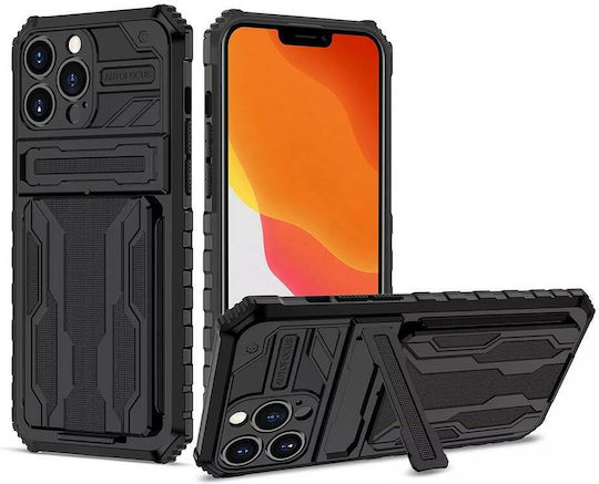 Tel Protect Combo Umschlag Rückseite Kunststoff Schwarz (iPhone 13)