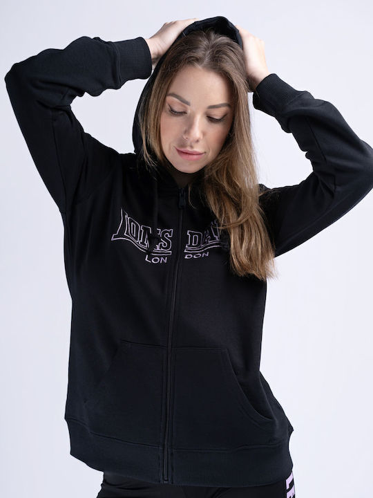 Golspie Women's Sweatshirt Jacket Hooded Black