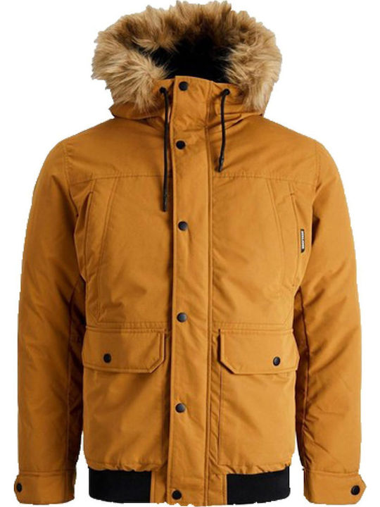 Winter Jacket Parka Brown