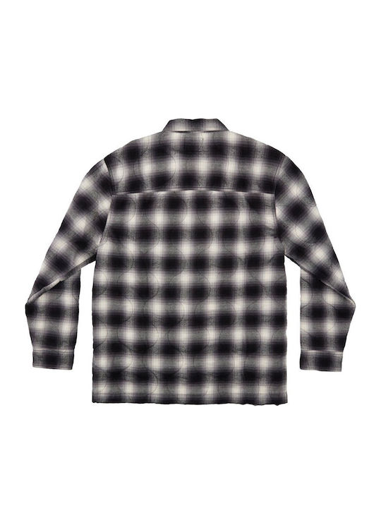Mayhem Long-sleeved Shirt Checked Black