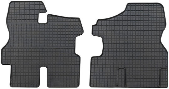 Petex Предни Постелки 2бр от Маркуч за Ford Transit 1992-2000 Черен / Черно