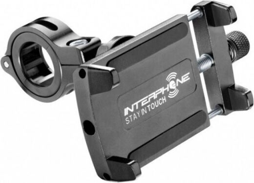 Interphone Crab Evo Alu Mount Phone Motorcycle with Adjustable Arm for Steering Wheel